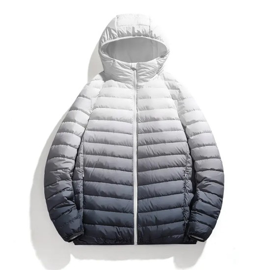 Professional Outdoor Leisure Warm Winter New Fashion Loose 90 wihte Duck Down Hooded Long-sleeved Down Jacket