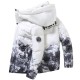 2022 New Winter White Duck Down Men's and Women's Fashion Down Jackets Short Thickened Gradient