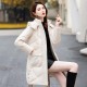 Fall And Winter Women Hooded Zipper Down Jacket Fashion Loose Parka Storm-Ready Long Knee Length Duck Down Jacket