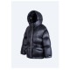 Custom Logo Windbreaker Down Jacket Zip Up Bubble New Design Solid Color Oversized Warm Duck Down Jacket For Women