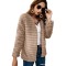 Women  Fur Coats New Solid Color Casual Winter Women Outerwear Winter Coat Women