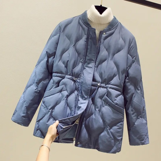 Hot Sale Bubble Coats for Women Winter Ladies Puffer Duck Down Jacket Quilted Outerwear Korean Style Light Jacket