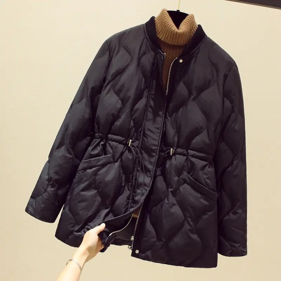 Hot Sale Bubble Coats for Women Winter Ladies Puffer Duck Down Jacket Quilted Outerwear Korean Style Light Jacket