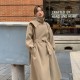  View larger image Add to Compare  Share Spring And Autumn Elegant British Style Trench Long Coat Windbreaker Women's Mid-length Over The Knee Jackets