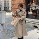  View larger image Add to Compare  Share Spring And Autumn Elegant British Style Trench Long Coat Windbreaker Women's Mid-length Over The Knee Jackets