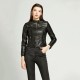 Women Leather Jackets Motorcycle Clothing PU Leather Coat