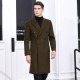 70%wool 30%polyester Men's Coat Wool Blend Long Jacket Double Winter Coat for Men