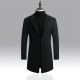 New Style Hot Selling Spring And Autumn Long Fashion Men's Trench Coat Slim Fit Overcoat New Casual Coat Jacket For Men