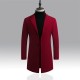 New Style Hot Selling Spring And Autumn Long Fashion Men's Trench Coat Slim Fit Overcoat New Casual Coat Jacket For Men