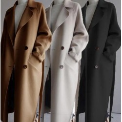 Thick Trench Fast Shipping Long Elegant Custom Wool Winter Plus Size Women Coats