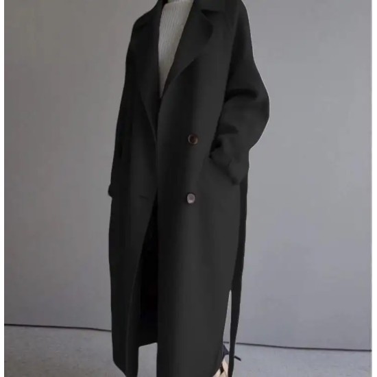 Thick Trench Fast Shipping Long Elegant Custom Wool Winter Plus Size Women Coats