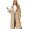 Modest Metallic Customized Trench Long Over Winter Plus Size Women Coats