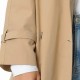 Modest Metallic Customized Trench Long Over Winter Plus Size Women Coats