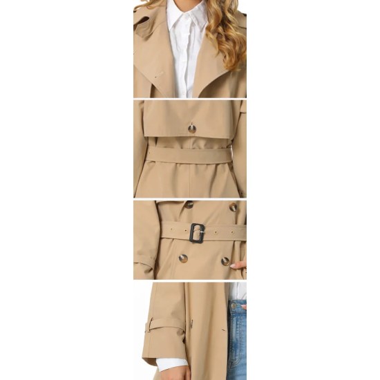 Modest Metallic Customized Trench Long Over Winter Plus Size Women Coats